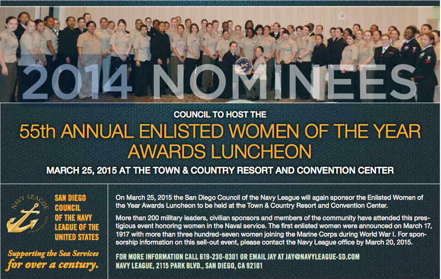 55th Annual Enlisted Women of The Year Awards Luncheon